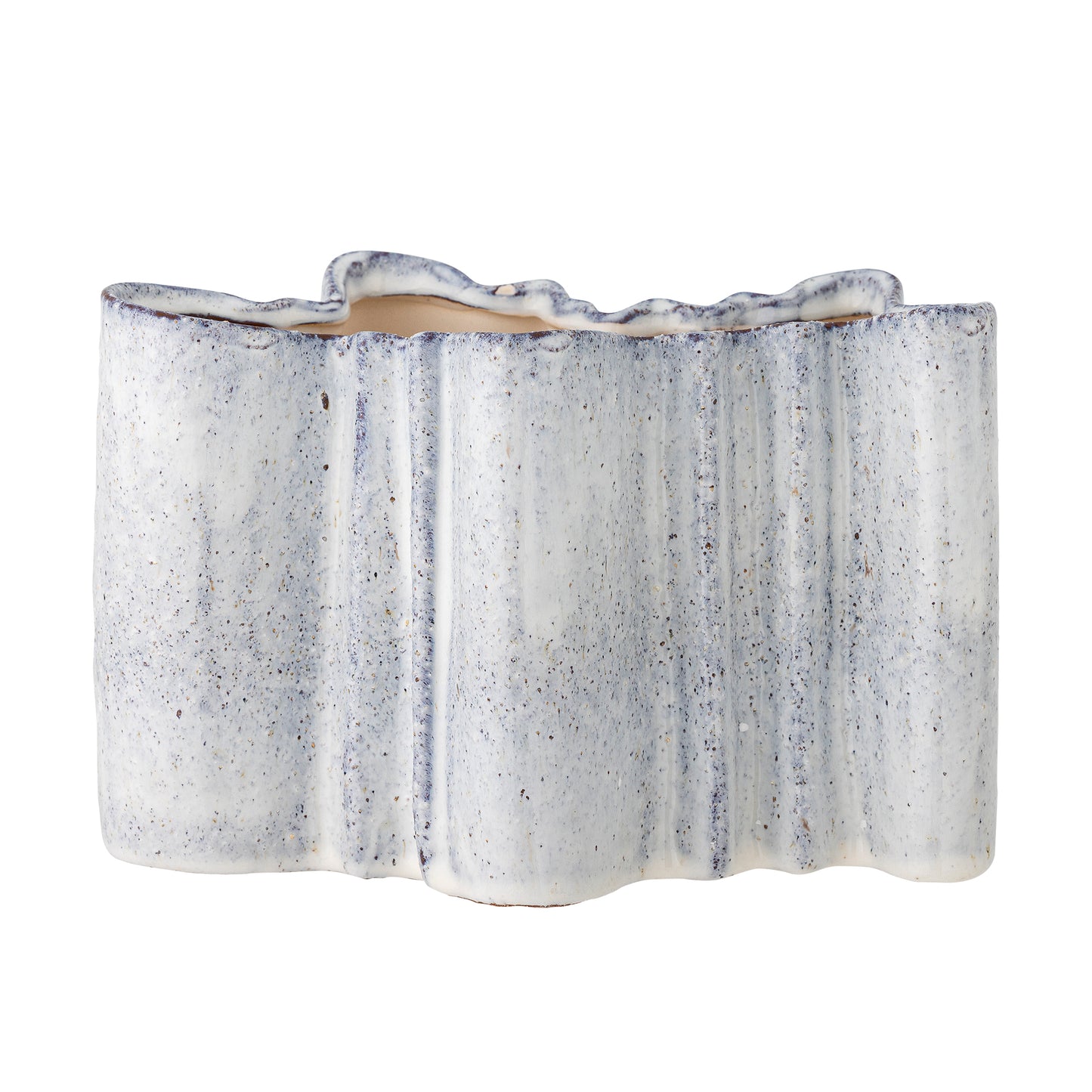 Lindae Vase, Blue, Stoneware