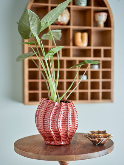 Callon Vase, Rose, Stoneware
