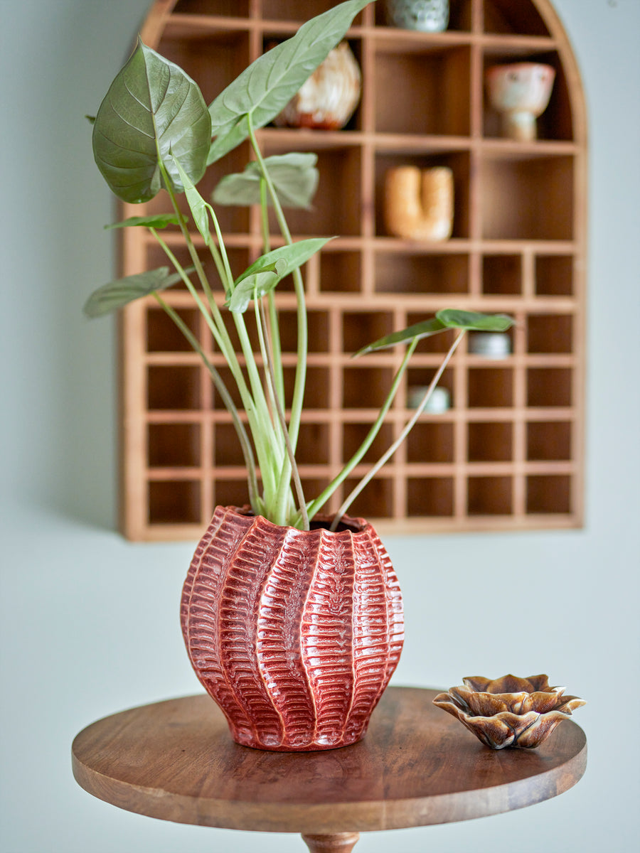 Callon Vase, Rose, Stoneware