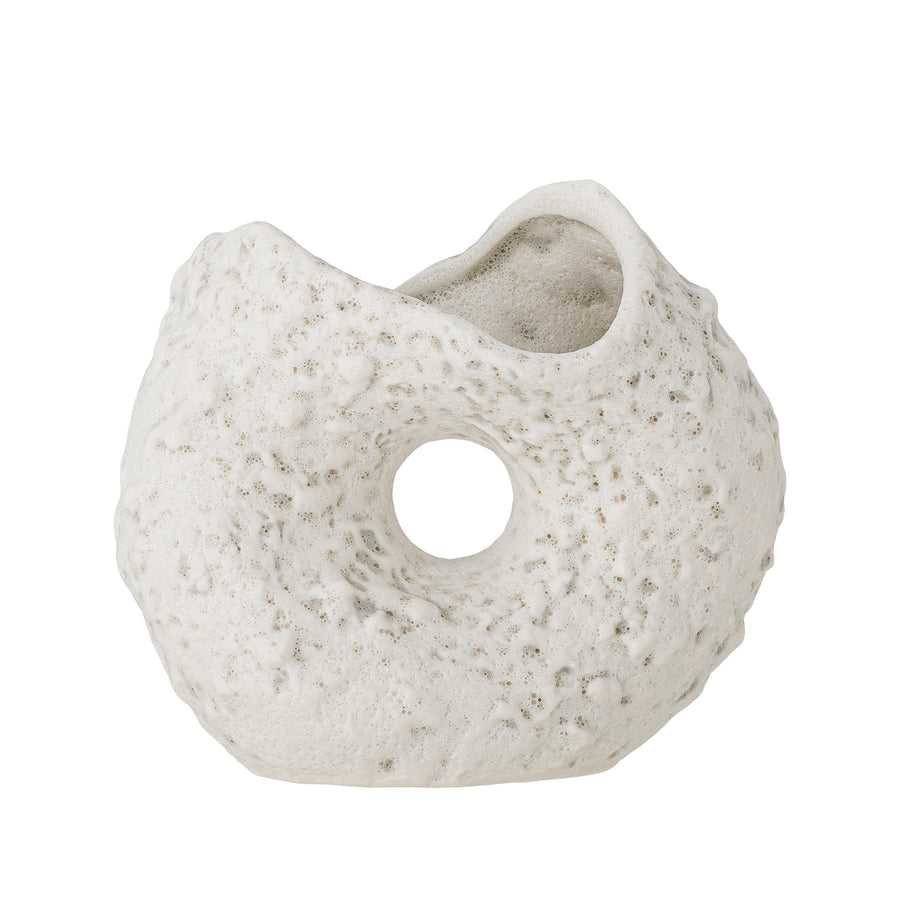 Fianna Vase, White, Stoneware