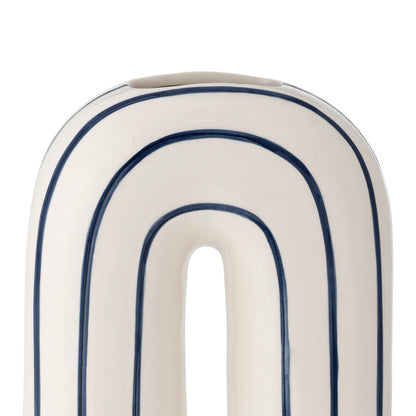 Mae Vase, Blue, Ceramic