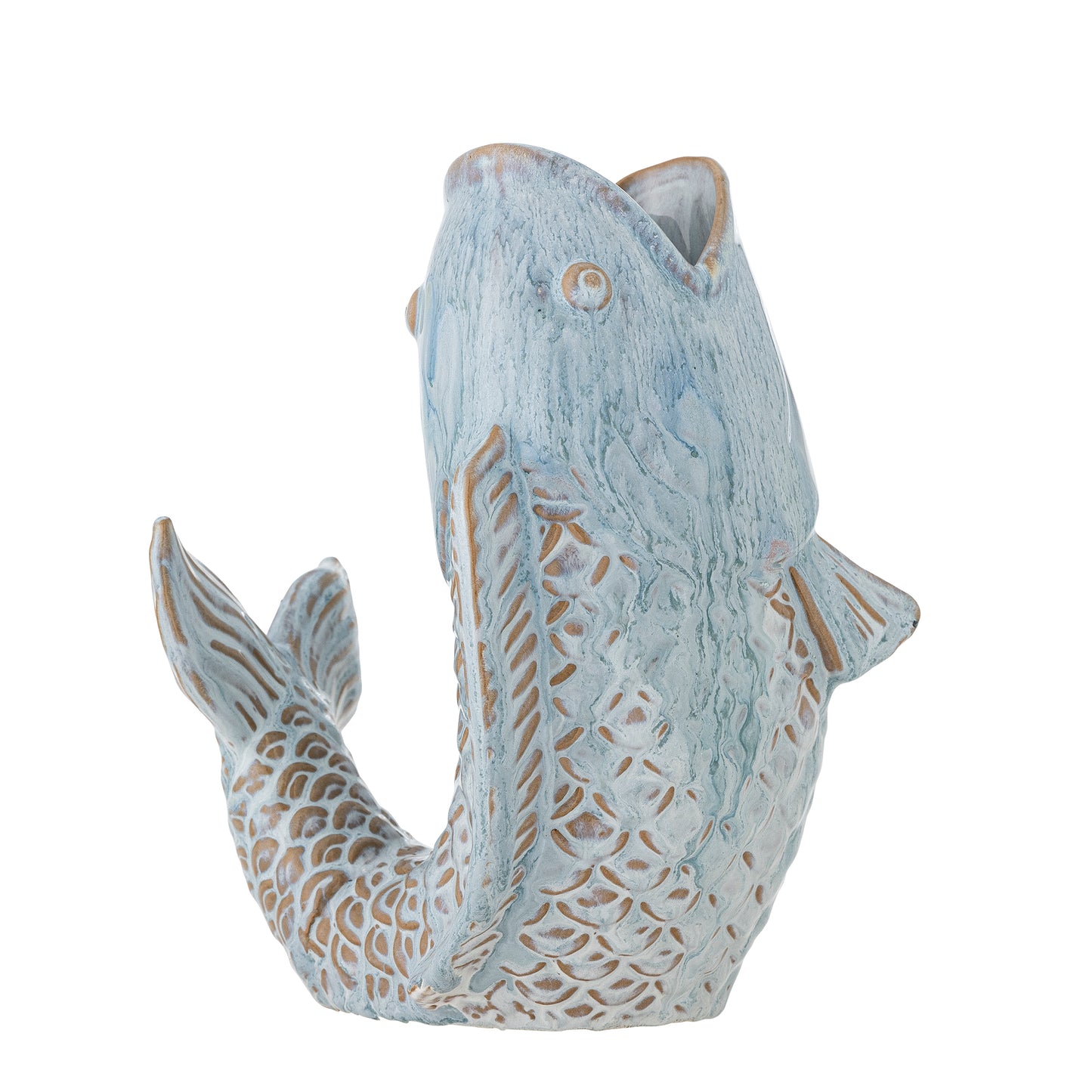 Hiro Vase, Blue, Stoneware