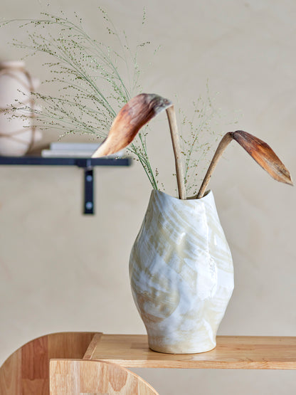 Obsa Vase, Nature, Stoneware