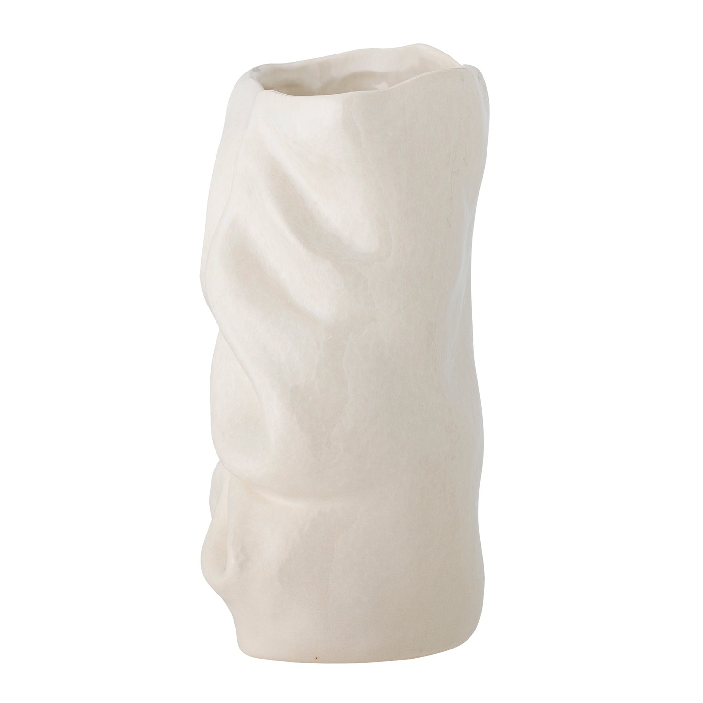 Fabrice Vase, White, Stoneware