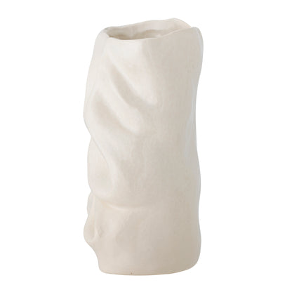 Fabrice Vase, White, Stoneware