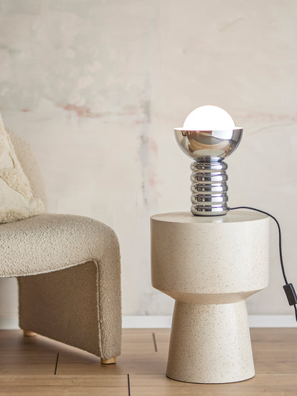 Spike Table lamp, Silver, Iron