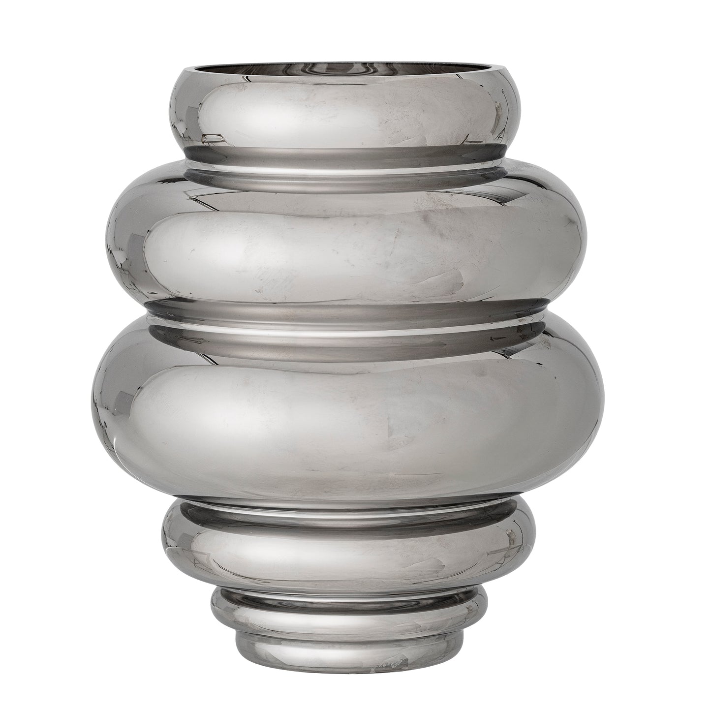 Zorya Vase, Silver, Glass