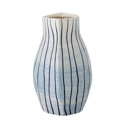 Esra Vase, Blue, Stoneware