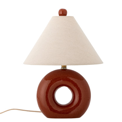 Panja Table lamp, Red, Stoneware