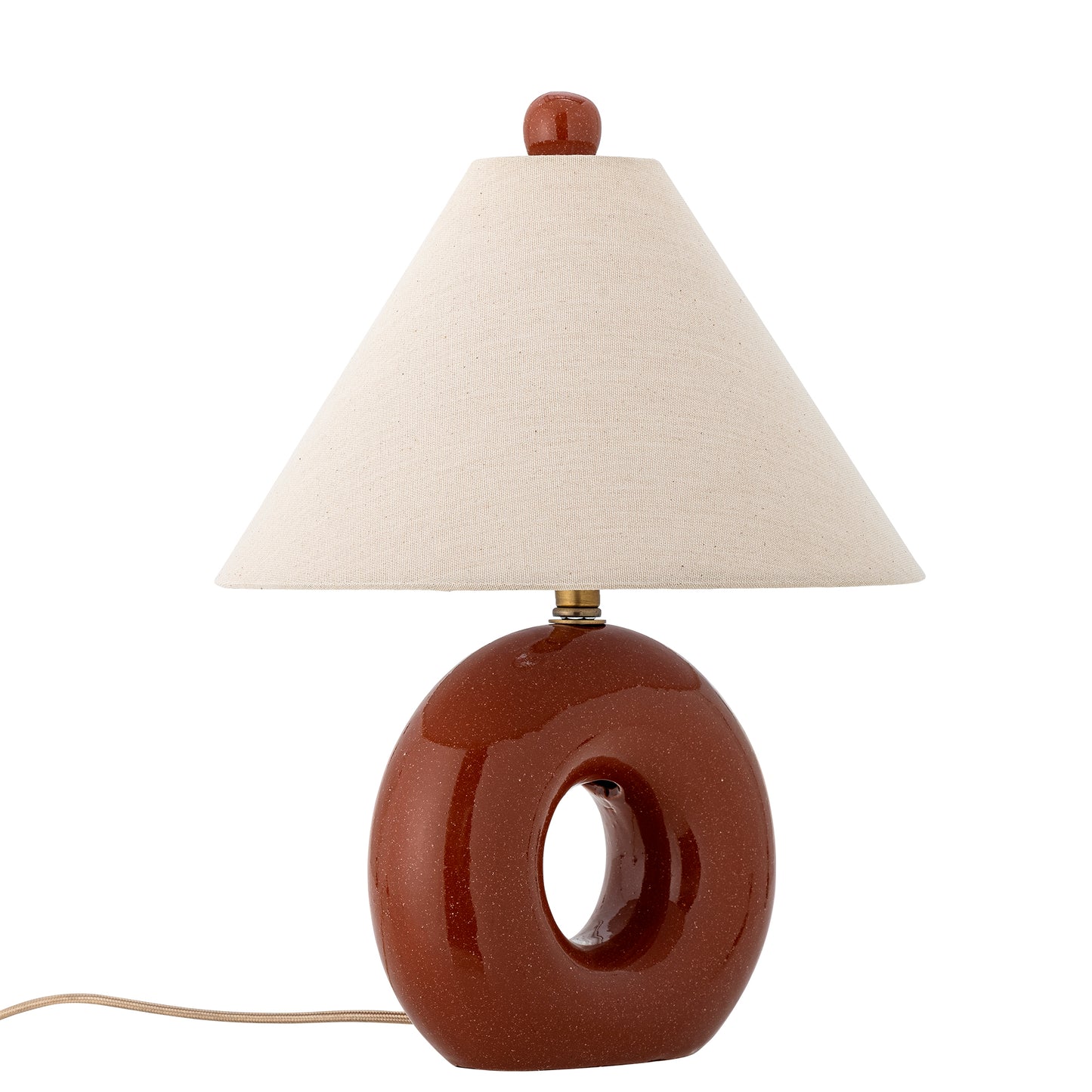 Panja Table lamp, Red, Stoneware