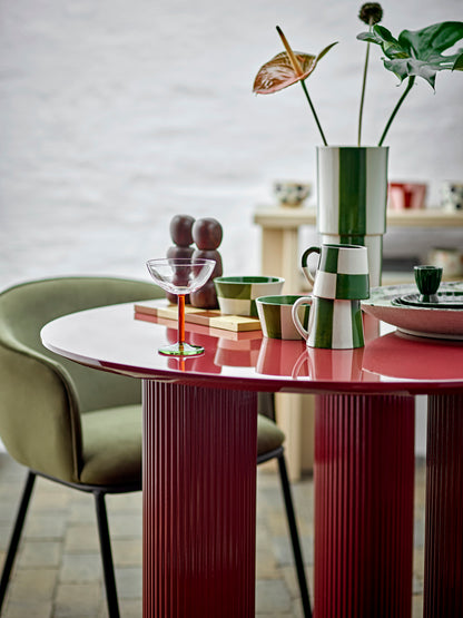 Della Dining Table, Red, FSC®100%, MDF
