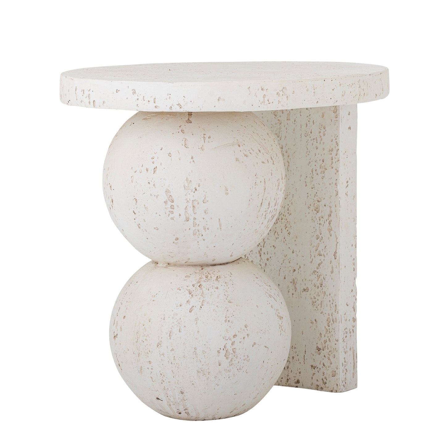 Tally Side Table, White, Resin