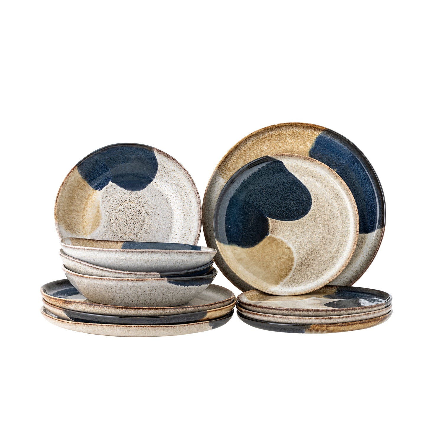 Jules Dinnerware Set, Blue, Stoneware