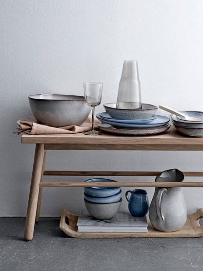 Sandrine Breakfast Set, Blue, Stoneware