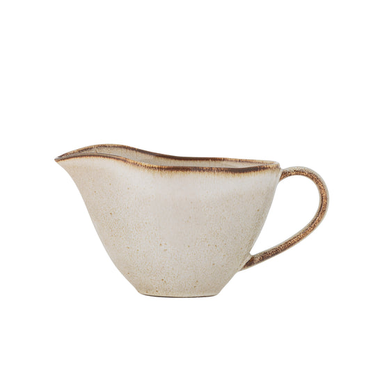 Sandrine Gravy Boat, Nature, Stoneware