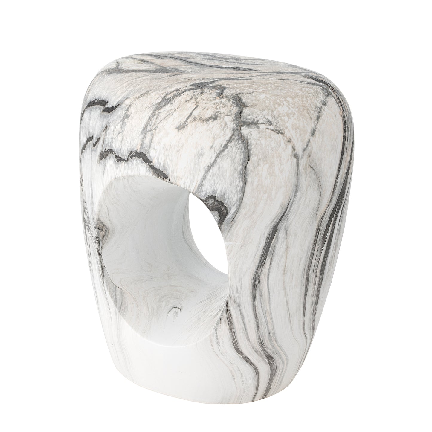 Bard Side Table, Nature, Stoneware