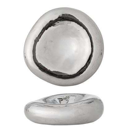 Shine Bowl, Silver, Stoneware