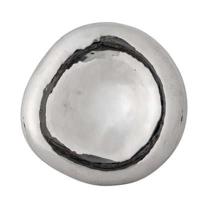 Shine Bowl, Silver, Stoneware