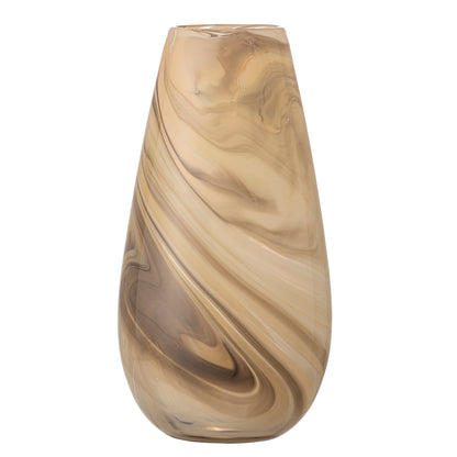 Algar Vase, Brown, Glass
