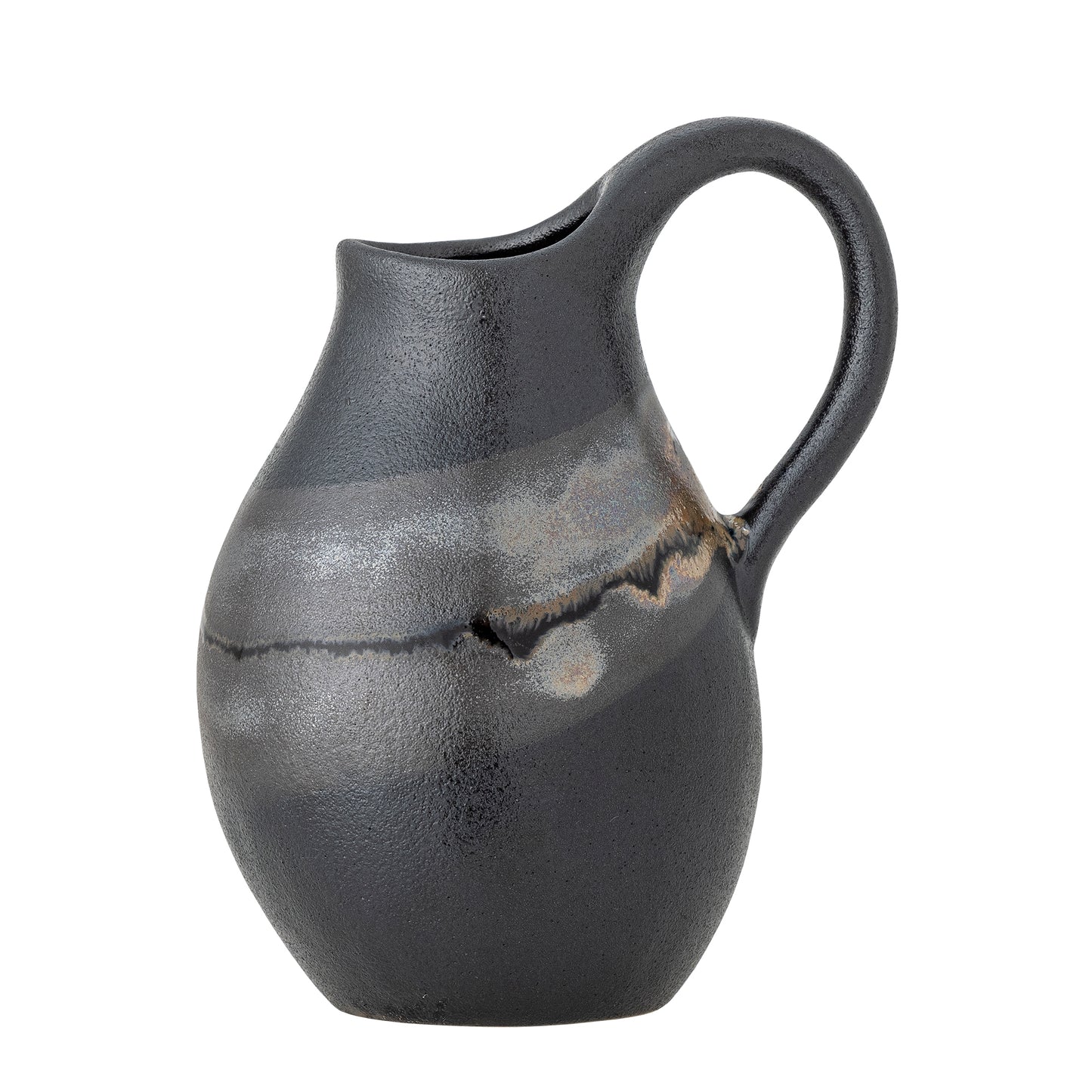 Alvena Vase, Brown, Stoneware