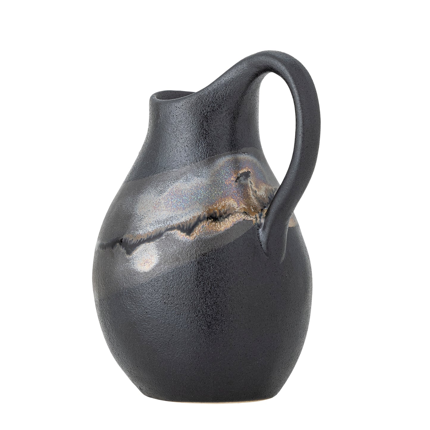 Alvena Vase, Brown, Stoneware