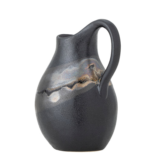 Alvena Vase, Brown, Stoneware