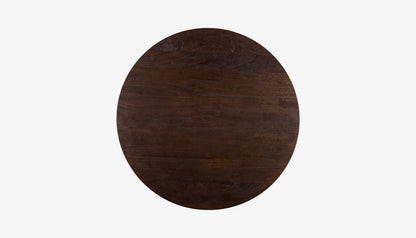 Willow 2 Seat Round Bistro Table in Dark Brown Mango Wood