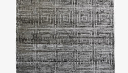Iggy 200 X 300cm Patterned Rug in Anthracite Colour