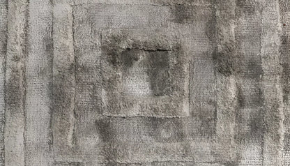 Iggy 200 X 300cm Patterned Rug in Anthracite Colour