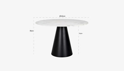 Degas 4-6 Seat Round Dining Table