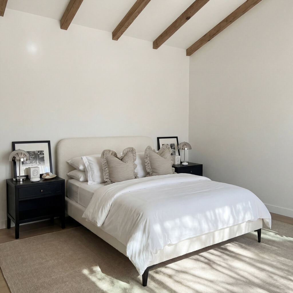 Albany Ivory Bed - Double lifestyle