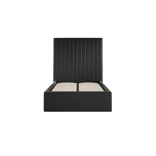 Berlin Black Tall Bed - Single