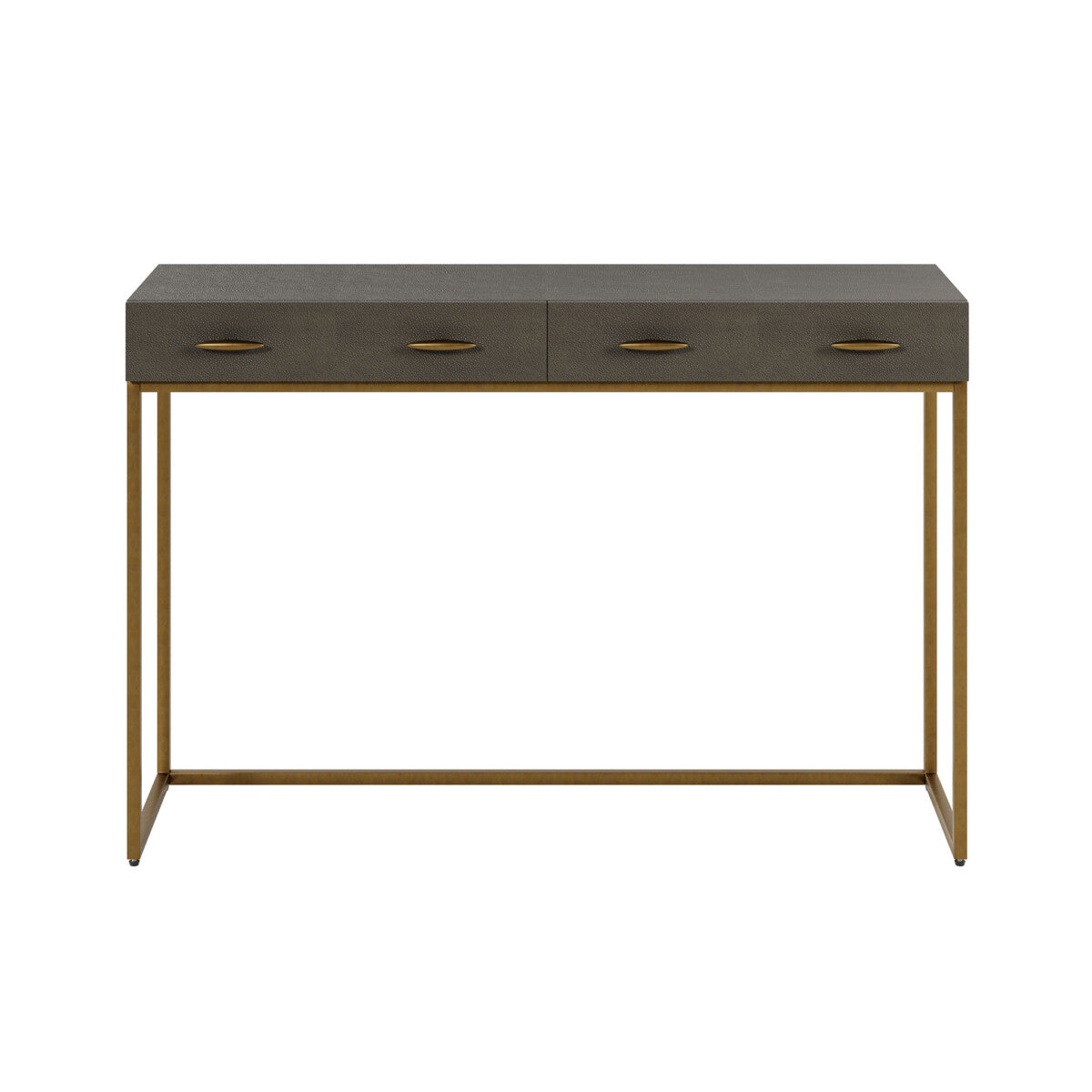 Hampton Console | Brown Shagreen