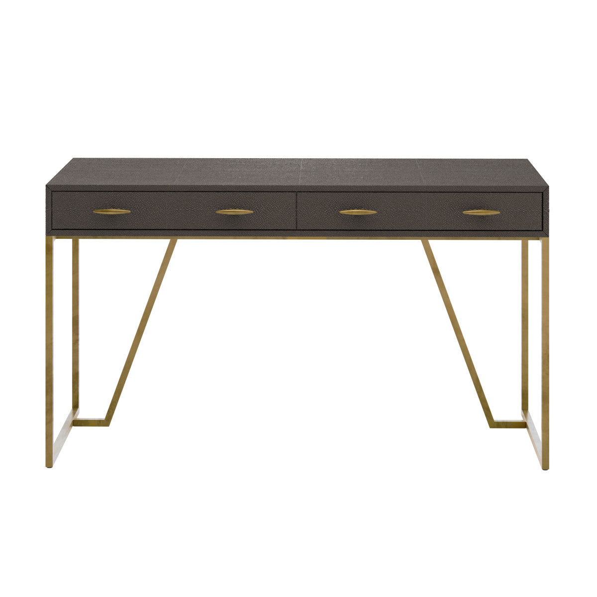 Hampton Console | Brown Shagreen