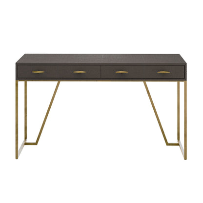 Hampton Console | Brown Shagreen