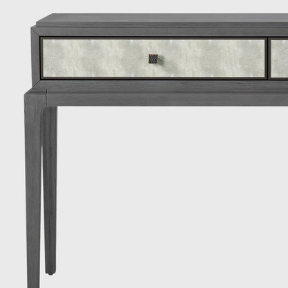 Astoria Console Graphite Grey with Shagreen