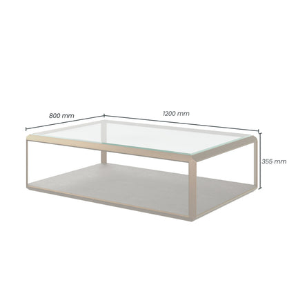 Elmley Coffee Table | Ivory
