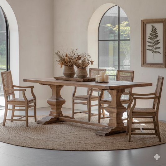 Ferndale Large Reclaimed Teak Dining Table
