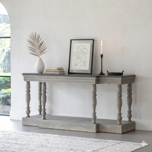 Collinson Stone Top Console Table