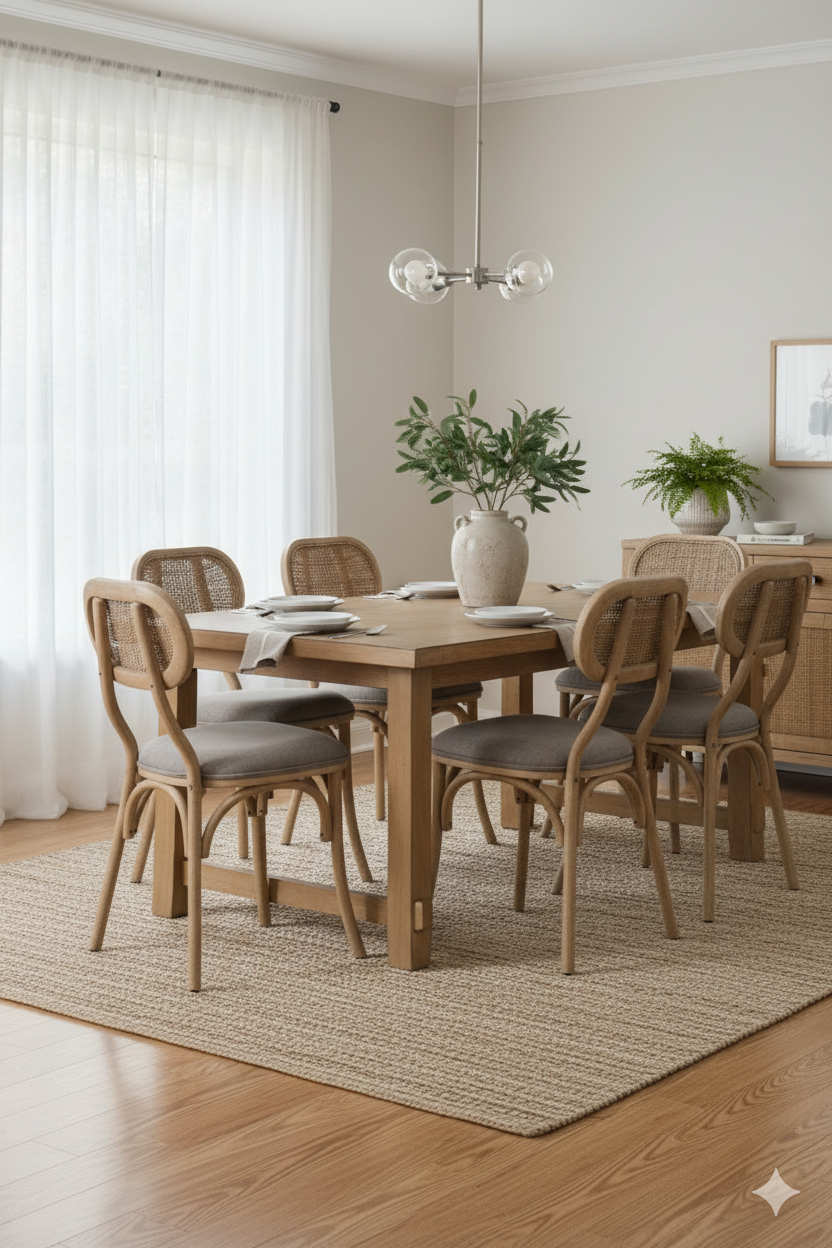 Cebu Grey Wash Elm Wood Dining Chair