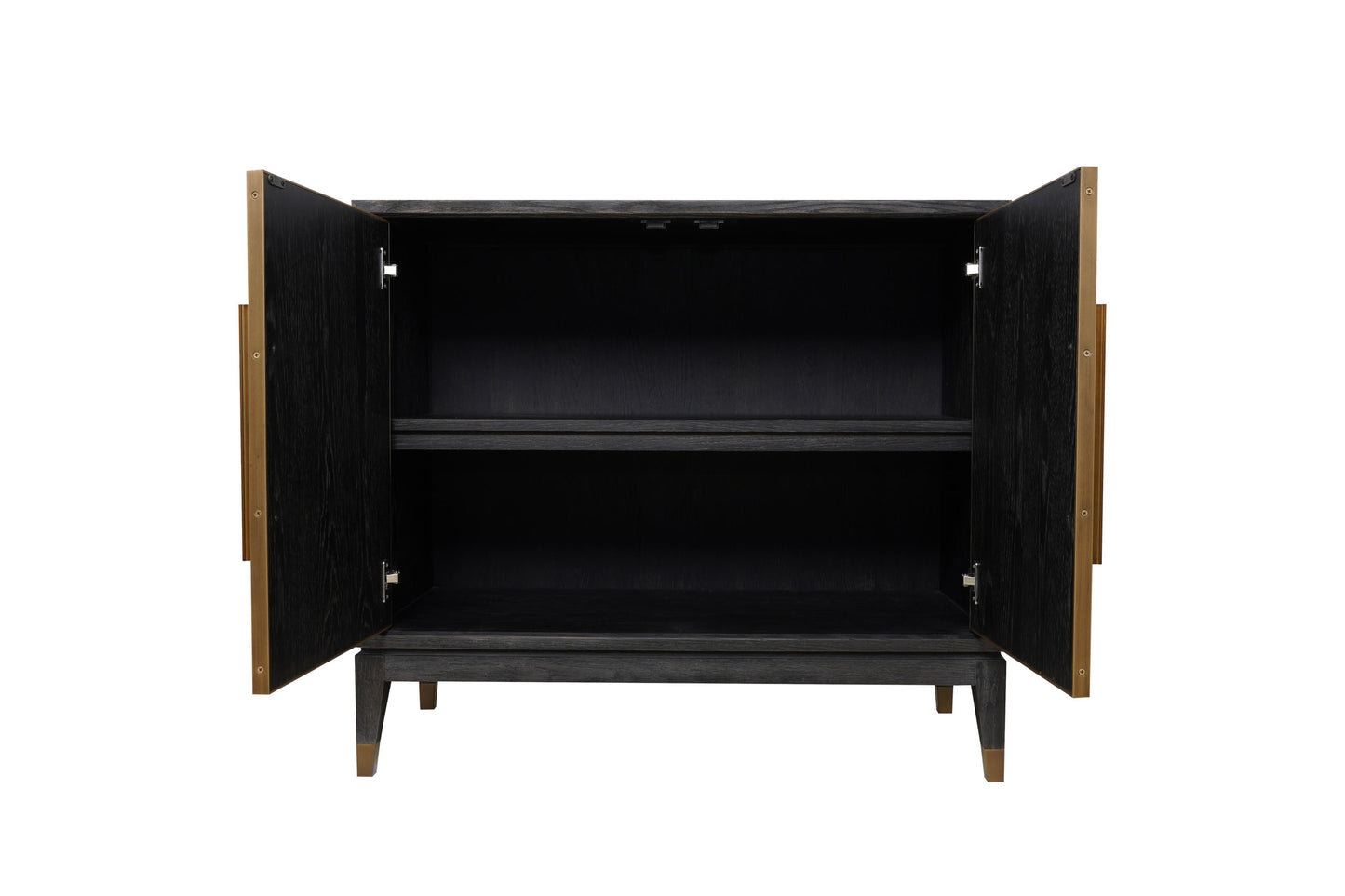 Renmin Cabinet 2 Door Carbon Oak