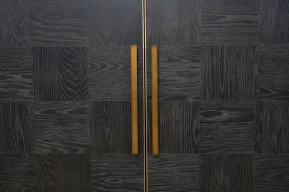 Renmin Cabinet 2 Door Carbon Oak