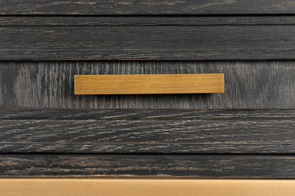 Renmin 3 Drawer Chest Carbon Oak