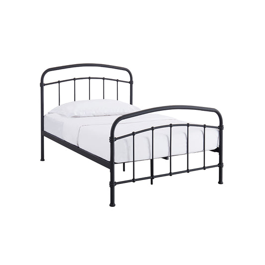 Halston Black Bed - Single