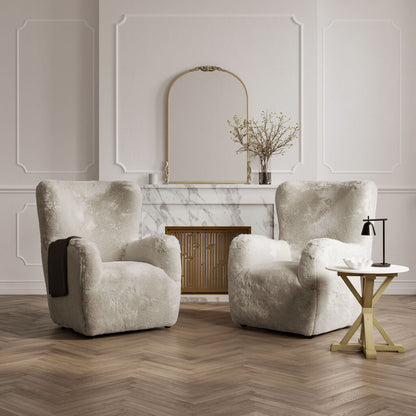 Harrow Stone & Latte Side Table - image 2