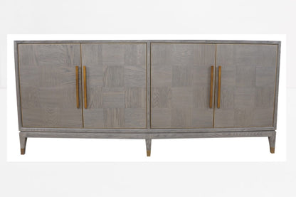 Renmin Cabinet 4 Door Grey Oak