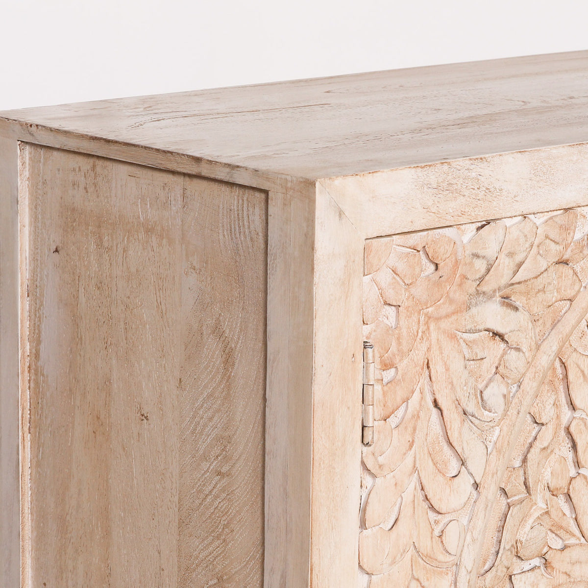 Ornate Wooden 2-Door Cupboard