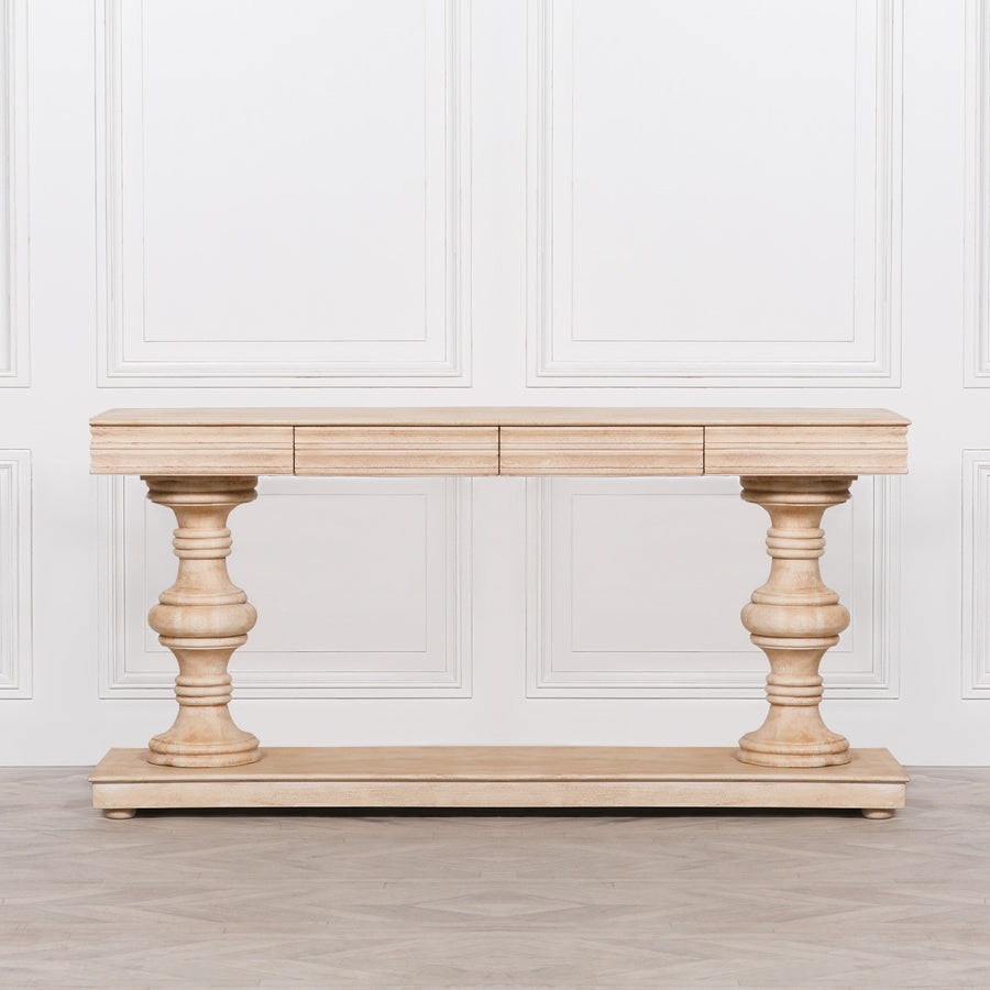 180cm Wooden Console Table with Drawers