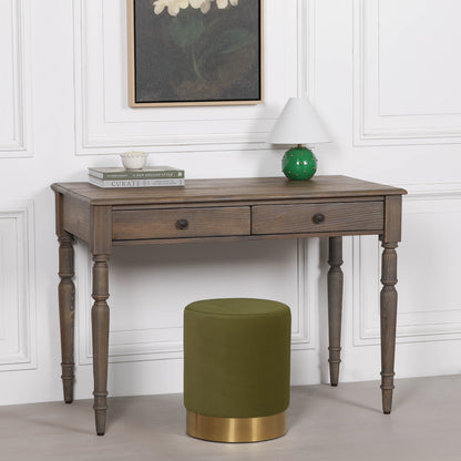 Rustic Pine Writing Desk Console