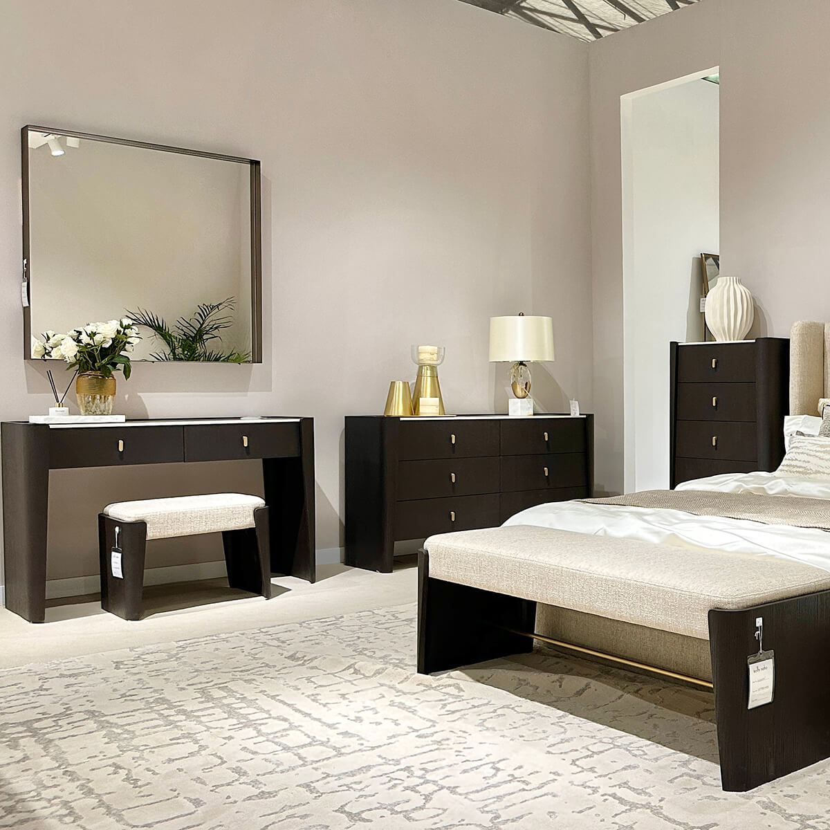 Kelly Console White Ash